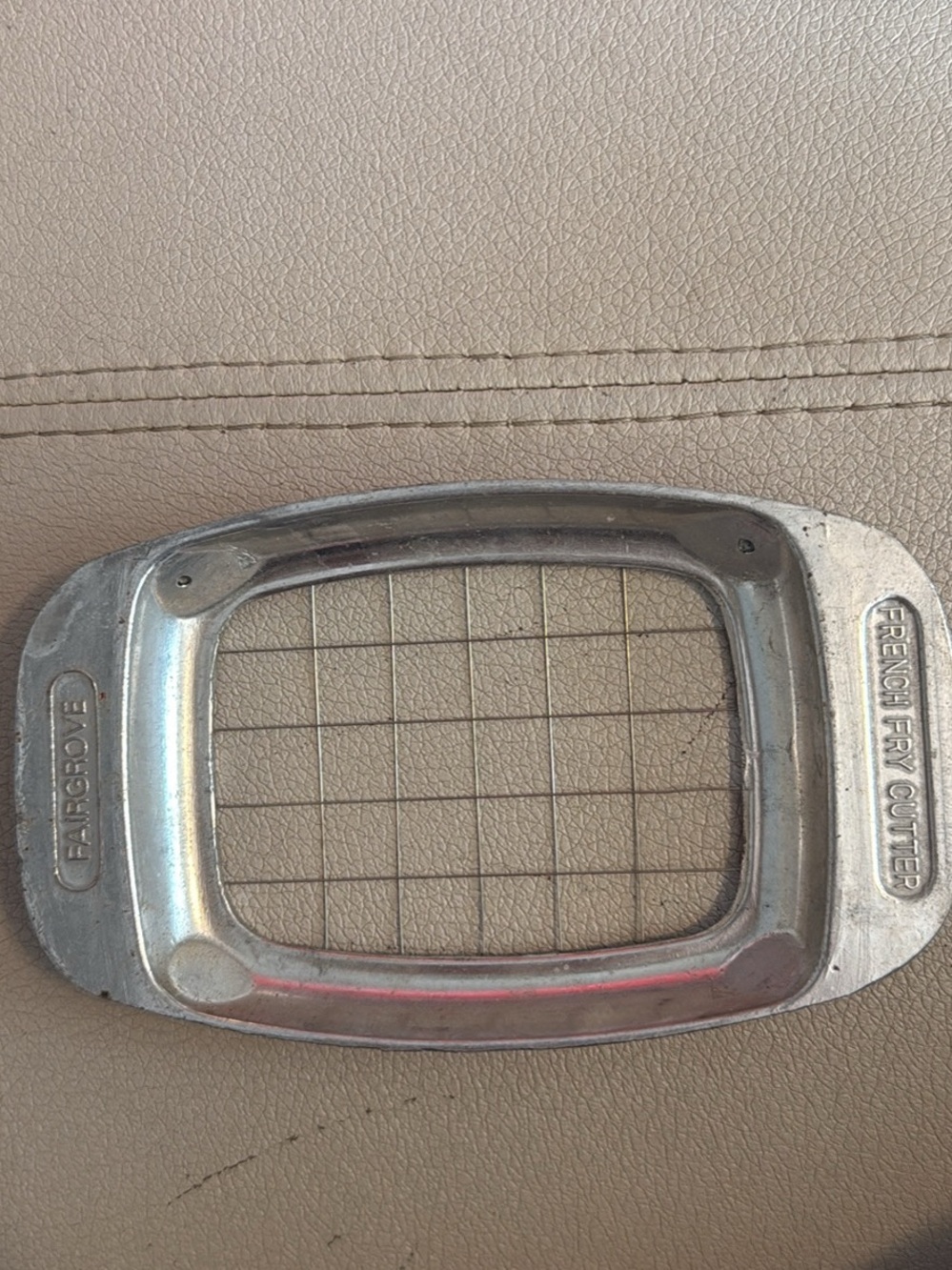 Metal French Fry Cutter Top - Silver Replacement